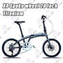 Hito X6 20/22 Inch Foldable Bicycle Shimano 7-speed Variable Speed Bicycle Ultra-light Aluminum