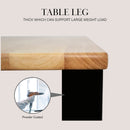 Solid Wood Table Home Bedroom Desk Simple Modern Nordic Minimalist Office Table