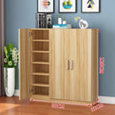 Simple Large Capacity Solid Wood Shoe Storage Multi-functional Hall Cabinet