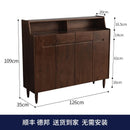 (MUWU) Solid Wood Household Door Large Capacity Shoe Cabinet Living Room Entrance Porch Cabinet