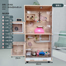 Byto Chinchilla Cage Solid Wood Hamster Cage With Air Conditioning Hamster Villa Cage Large Space