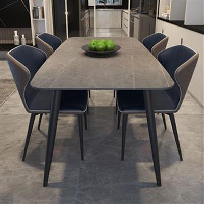 【YUEHUA】Ready Stock Dining Table Set Marble Dining Table with Chairs