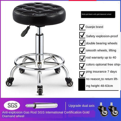 Lift 🔥ready Stock🔥2021 Bar Backrest Table Home High Round Fashion Creative Beauty Stool Swivel