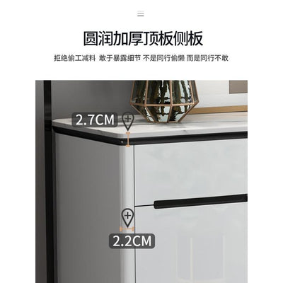 Shoe Cabinet Light Luxury Shoe Cabinet Household Door Large Capacity Paint Baking Cabinet Entrance