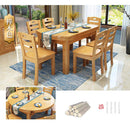 SENBIJU Dinning Table With Chair Wooden Combination Modern Simple Household Small Family ZL