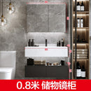 Marble Bathroom Cabinet Combination Intelligent Modern Simple Toilet Light Luxury Sink Wash Face