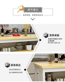 YOOKE Kitchen Cutting Table Can Be Customized Pine Wood Center Island Table Cooking Kitchenware