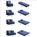 Modern Foldable Single Fabric Sofa Bed Small Apartment Home Living Room Lazy Multifunctional Sofa