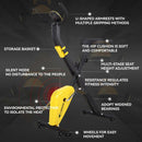 Home Exercise Bike Ultra-quiet Two-way Folding Magnetic Control Bicycle Exercise Bike Spinning Bike