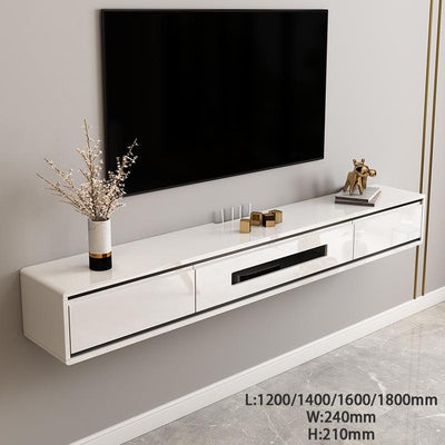 SENBIJU Tv Console Cabinet Hanging TV Cabinet Modern Simple Light Luxury Wall Hanging Cabinet Living