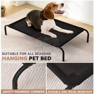 Pet Bed Elevated Dog Bed for Cat Breathable Moisture-Proof Easy to Clean 4 Size