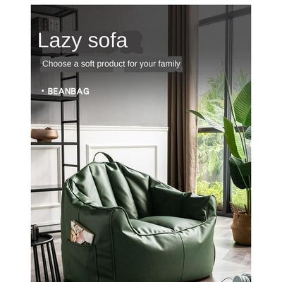 Nordic Lazy Bean Bag Living Room Balcony Leather Sofa Ins Internet Popular Tatami Bedroom Small