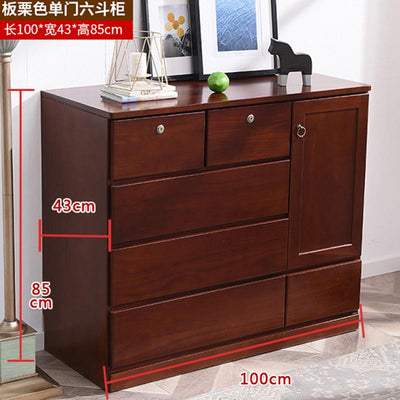 European-style Solid Wood Modern Light Luxury Bedroom Chest of Drawers Simple White Living Room