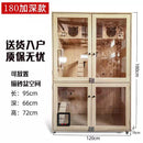 RUNPET Cat House Solid Wood Cat Villa Household Double Layer Three Layer Cat Cage Transparent Cat