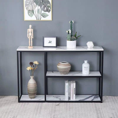 Minhe Furniture Northern Europe Marble Hall Hallway Cabinet Modern Simple Floor-mounted Storage Rack