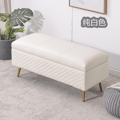 Pl Simple Storage Ottoman Sofa Stool Rectangle Shoes Changing Stool Clothing Store Storage Bench