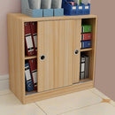 Custom Combination Bookcase Filing Cabinet Office Cabinet Push-pull Door Locker Wooden Panel Data