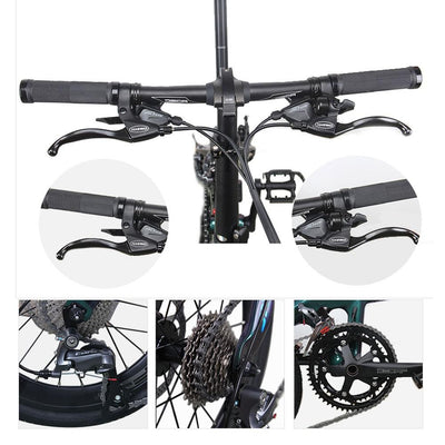 Java Foldable Bike， J-Air X1 18s (Java Aria Mini)- 16" 349 - Carbon Fiber - Ultra Light Only 9.6Kgs