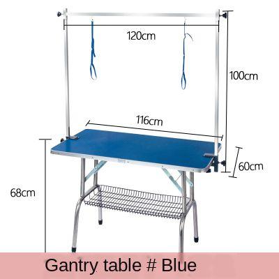 Pet Grooming Table Dog Bath Blowing Cat Hair Cutting Folding Portable Table Hanger Bracket Sling