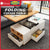 Folding Lift Coffee Table Dining Table Simple Multifunctional Storage Foldable Table With Wheels