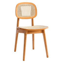 Desiny Solid Wood Dining Chair Household Rattan Woven Medieval Chair Rattan Chair