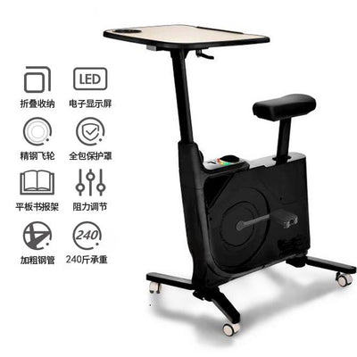 TKT Foldable Indoor Stationary Bike Spin Bike Indoor Cycling Home Exercise Bike Magnetic Control