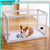 HOOOPET Dog Playpen Fence Dog Cage Medium Large Dog Crate Indoor Toilet Border Animal Pet Fence