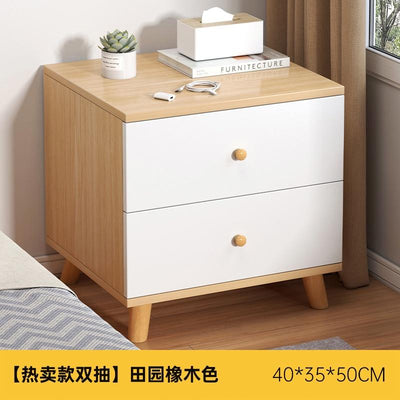 Bedside Cabinets with Drawers Furniture Wood Bedside Table Multiple Styles Bedside Table