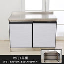 Stainless steel cabinet thickened kitchen stove sink cabinet