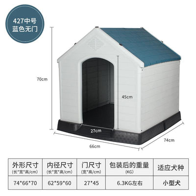 Outdoor Dog Cage Rain Proof Cat Outdoor Warm House Four Seasons General Dog Cage Waterproof Large