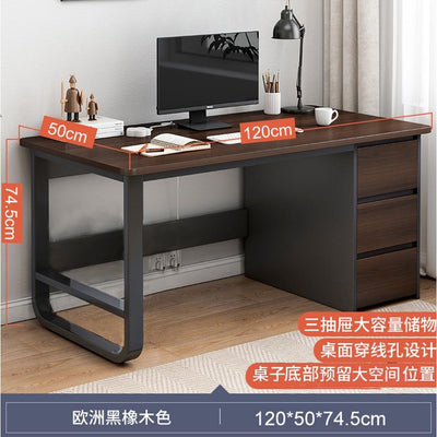 Simple Study Table Easy To Install Study Table With Bookshelf Small Office Table