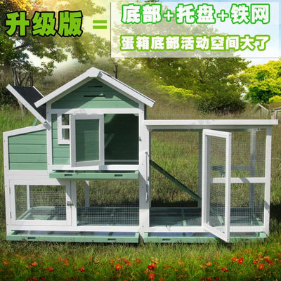 Byto Outdoor Kennel Home Large Chicken Rabbit Cage Coop Pigeon Cage Culture Wooden Cat House Rabbit