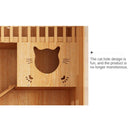 Byto Cat Cage Villa Solid Wood Luxury Three Floor Household Cat Cabinet General Breeding Room Pet