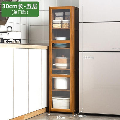 Side cabinet small size kitchen shelf storage cabinet living room wall family small family tea and