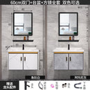 K.T Aluminum Alloy Mirror Cabinet Bathroom Cabinet Combination Small Cabinet Bathroom Integrated