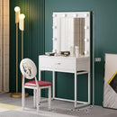 Golden Steel and Wood Dressing Table, Simple Make-up, Modern Movie Studio, School Color Make-up