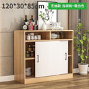 Zcm 【In Stock】Kitchen Cabinet Sideboard Sliding Door Balcony Kitchen Storage Bay Window Storage