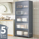 GUJIA Kitchen Cabinet Storage Cabinet Multi-layer Floor Shelf Multifunctional Cupboard Cabinet