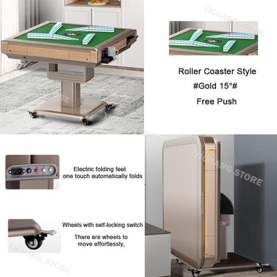 YICHANG Mahjong Machine Fully Automatic Household Folding Table Dual-purpose Mahjong Table New