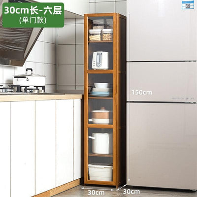 Side cabinet small size kitchen shelf storage cabinet living room wall family small family tea and