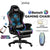 Desiny Gaming Chair Bluetooth Audio Computer Chair Color Light With Massage Office Chair