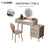 YICHANG Light Luxury Nordic Internet Celebrity Ins Style Dressing Table Bedroom Small Apartment