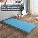 YAYU Foldable Mattress Single Mattress And Queen Foldable Bed Thickened Sponge 4 Fold 8cm Floor