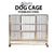 Byto Stainless Steel Dog Cage Large Folding Dog Cage With Wheels