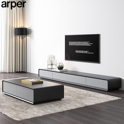 ARPER Nordic Tv Cabinet Coffee Table Combination Set Modern Minimalist Living Room Furniture Small