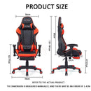 Internet Cafe Gaming Chair Adjustable Armrest Office Chair 360 Degrees Rotate Computer Chair