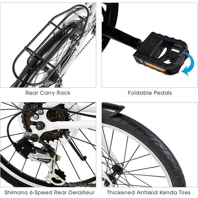 Dahon Folding Bicycle 20 Inch Ultra Light Variable Speed Foldable Bicycle Adult Student Men And