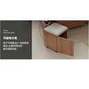 Lifting Modern Simple Small Family Folding Retractable Storage Pyrophyllite Coffee Table Dual