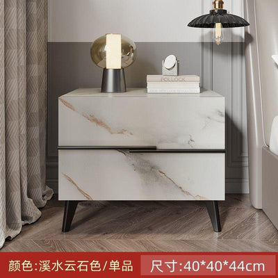 HZ Bedside Table Bedside Cabinet Nordic Simple Modern Paint Free Rural Locker, in Bedroom