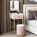 YICHANG Nordic Marble Dressing Table Dresser Bedroom Modern Minimalist Light Luxury Make Up Table